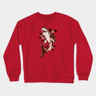 Shark traditional tattoo Crewneck Sweatshirt